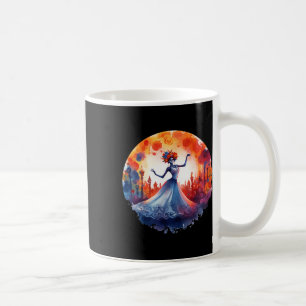Tag der Toten Katrina Lady Sugar Skull Dia de Lo Kaffeetasse