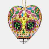 Tag der Toten Keramik Ornament (Links)