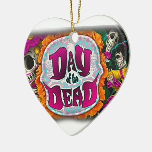 Tag der Toten Keramikornament (Links)