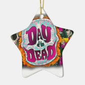 Tag der Toten Keramikornament (Links)