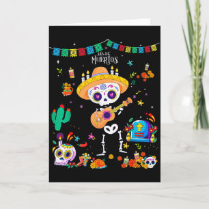 Tag der toten Kinder Jungen 2025 Dia De Los Muerto Karte