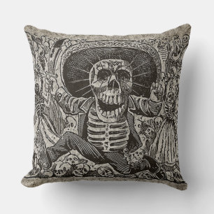 Tag der Toten Kissen - José Guadalupe Posada