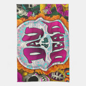 Tag der Toten Küchentuch (Vertikal)