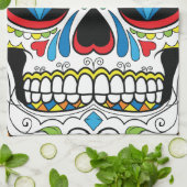 Tag der Toten Küchentuch (Gefaltet)