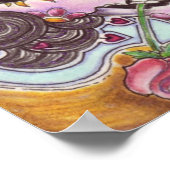 Tag der Toten "Lady der Rose" Poster (Ecke)