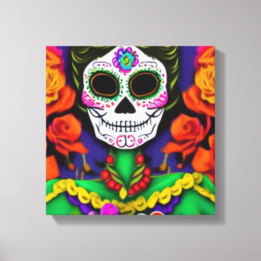 Tag der Toten Leinwanddruck (Vorderseite)