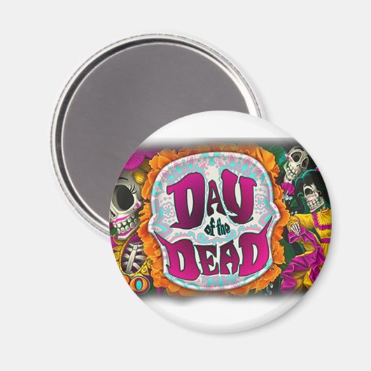 Tag der Toten Magnet (Vorderseite/Rückseite)