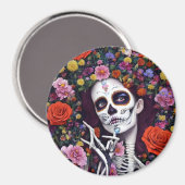 Tag der Toten Magnet (Vorderseite/Rückseite)