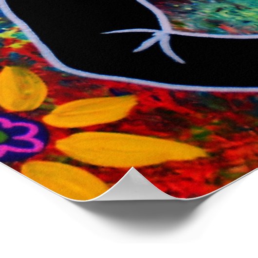 Tag der Toten Mariachi Poster (Ecke)