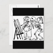 Tag der Toten, Mexiko. Circa 1951 Postkarte (Vorne/Hinten)