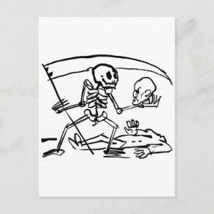 Tag der Toten, Mexiko. Circa 1951. Postkarte