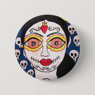 Tag der Toten "Mi Catrina" Button
