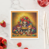 Tag der Toten Offrendas 1 Serviette (Beispiel)