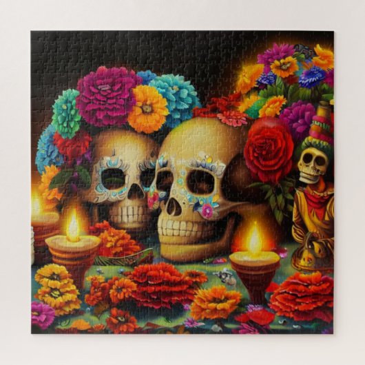 Tag der Toten Offrendas (3) Puzzle (Vertikal)