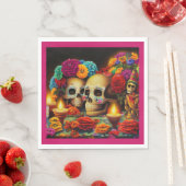 Tag der Toten Offrendas 3 Serviette (Beispiel)