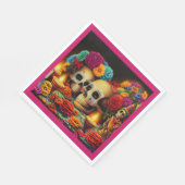 Tag der Toten Offrendas 3 Serviette (Ecke)