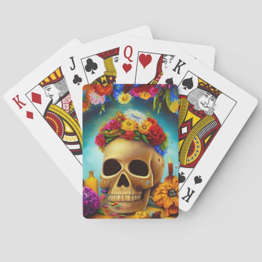 Tag der Toten Offrendas (6) Spielkarten (Rückseite)