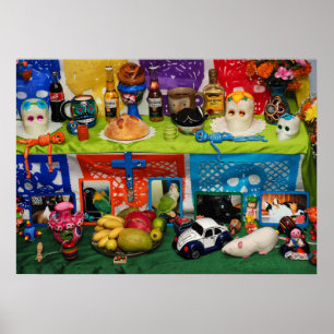 Tag der Toten Ofrenda Poster