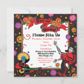 Tag der Toten Party Einladung (Vorderseite)