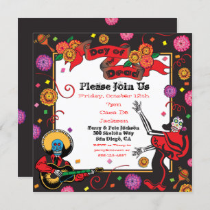 Tag der Toten Party Einladung