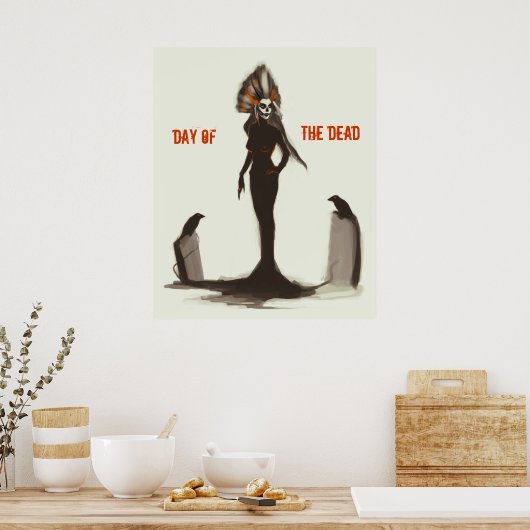 Tag der Toten Poster (Küche)
