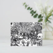 Tag der Toten Postkarte (Stehend Vorderseite)