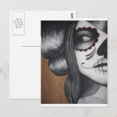 Tag der Toten Postkarte (Vorne/Hinten)