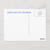 Tag der toten Postkarte (Rückseite)