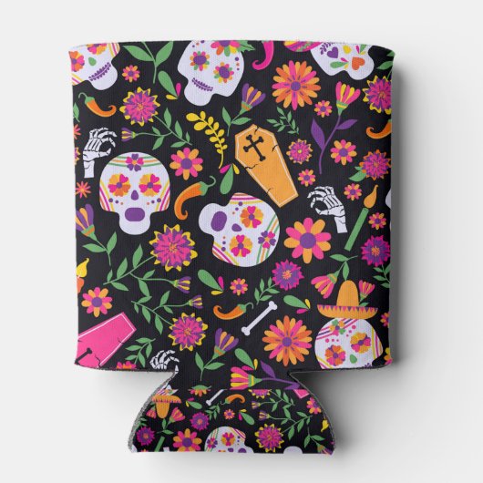 Tag der Toten Schädel Dosenkühler (Rückseite)