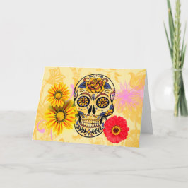 Tag der Toten Schädelkarte Karte