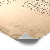 Tag der Toten Schädelkugel Hochzeitssattel Poster (Ecke)