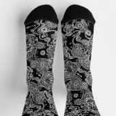 Tag der toten Schädelsäcke Socken (Oben)