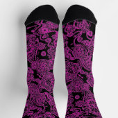 Tag der toten Schädelsäcke Socken (Oben)