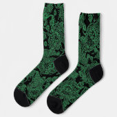 Tag der toten Schädelsäcke Socken (Linkes Detail)