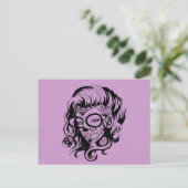 Tag der Toten Schönheit Postkarte (Stehend Vorderseite)
