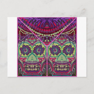 Tag der Toten SchwesternDia do Muertos Zuckerhut Postkarte
