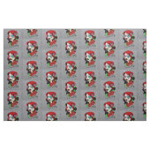 Tag der Toten Stoff (Fat Quarter (45,7 x 55,9 cm))