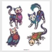 Tag der toten Tiere Aufkleber (Blatt)