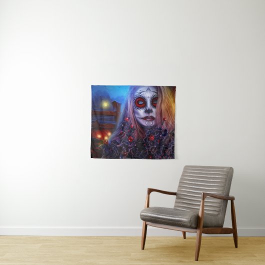 Tag der Toten Wandteppich (Beispiel (Horizontal))