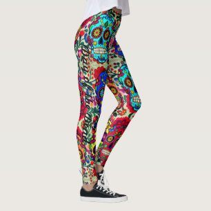 Tag der Toten Yoga-Ameisen Leggings