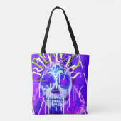 Tag der Toten Zucker Schädelbahn Tag Tasche (Rückseite)