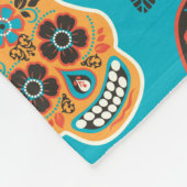 Tag der toten Zuckerrüben, aquamarin Fleecedecke (Ecke)