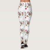 Tag der toten Zuckerrüben und Blume Leggings (Rückseite)