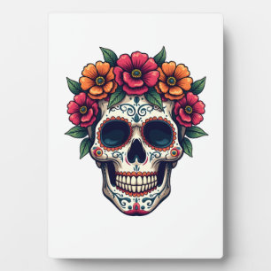 Tag der Toten Zuckerschädel � Dia de los Muertos S Fotoplatte