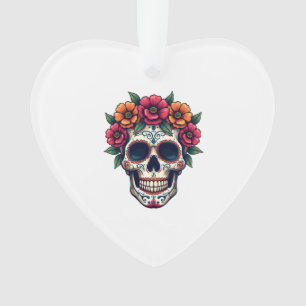 Tag der Toten Zuckerschädel � Dia de los Muertos S Ornament