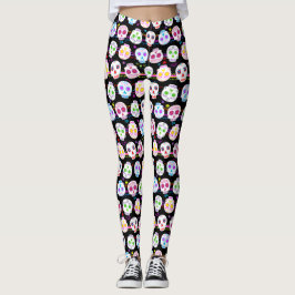 Tag der toten Zuckerschädel Leggings