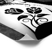 Tag der Toten Zuckerschlucht - Grau Poster (Ecke)