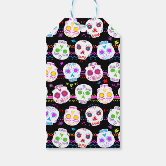 Tag der toten Zuckerschluchten Geschenkanhänger (Vorderseite)