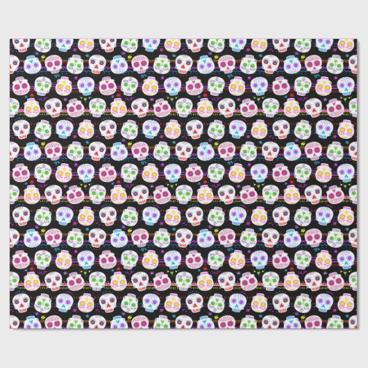 Tag der toten Zuckerschluchten Geschenkpapier (Flach)