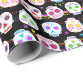 Tag der toten Zuckerschluchten Geschenkpapier (Rolleneckpunkt)